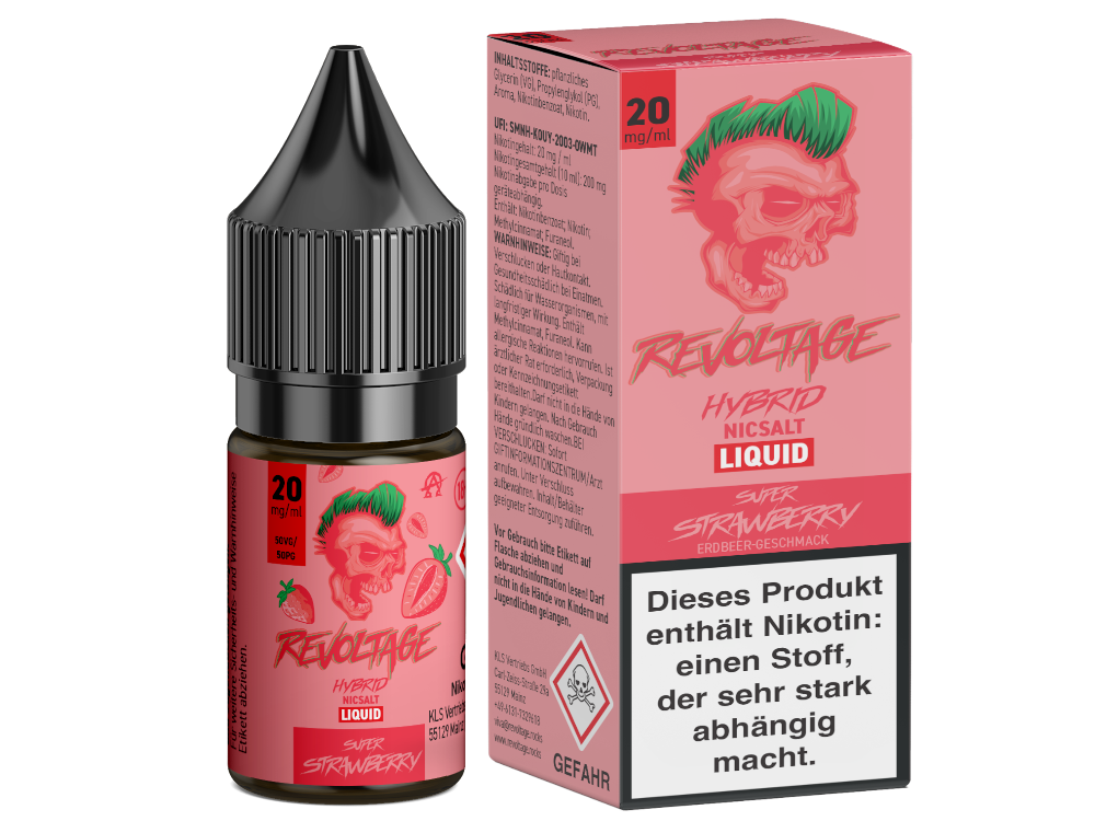 Revoltage Hybrid Nikotinsalz Super Strawberry