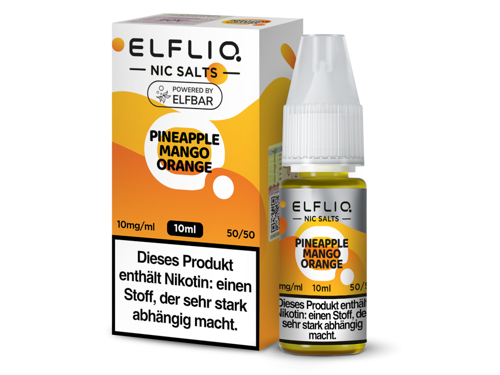 ELFLIQ Nikotinsalz Liquid Pineapple Mango Orange