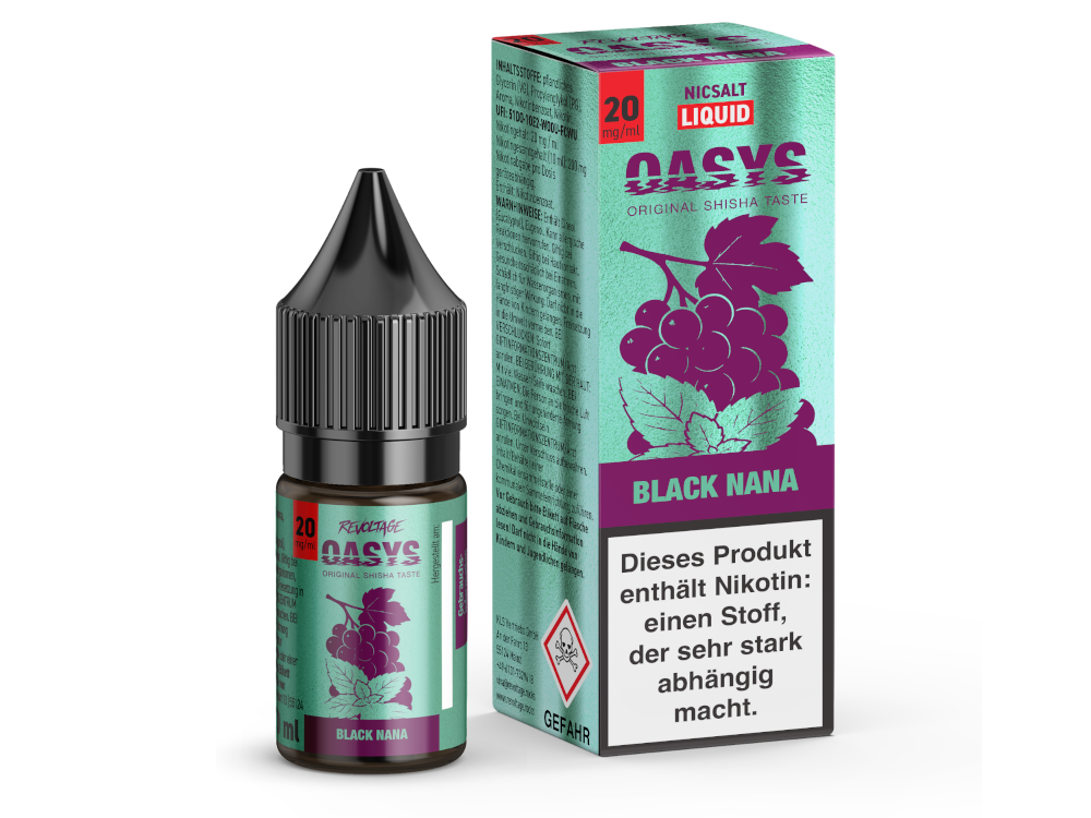 Revoltage Nikotinsalz OASYS Black Nana