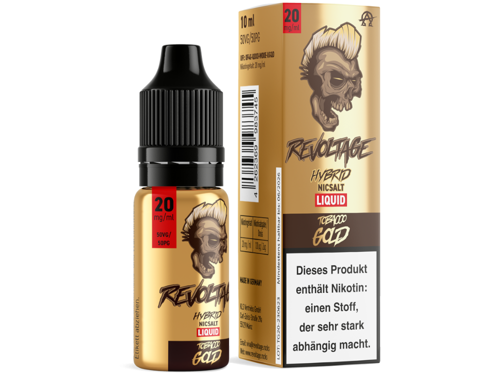 Revoltage Hybrid Nikotinsalz Tobacco Gold