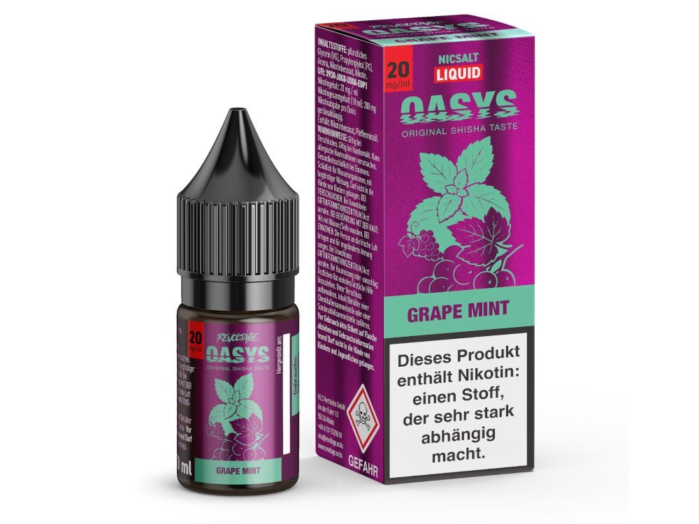 Revoltage Nikotinsalz OASYS Grape Mint