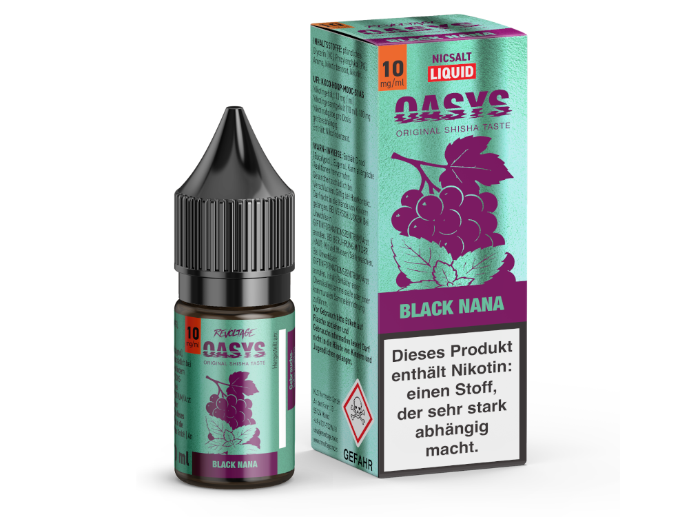 Revoltage Nikotinsalz OASYS Black Nana
