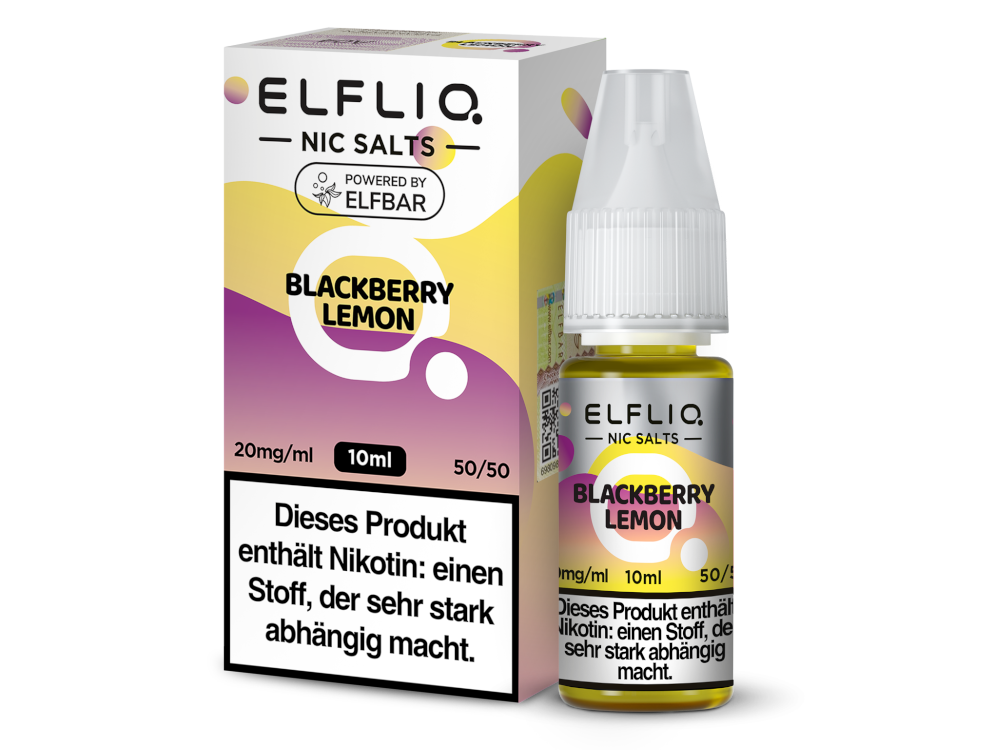 ELFLIQ Nikotinsalz Liquid Blackberry Lemon