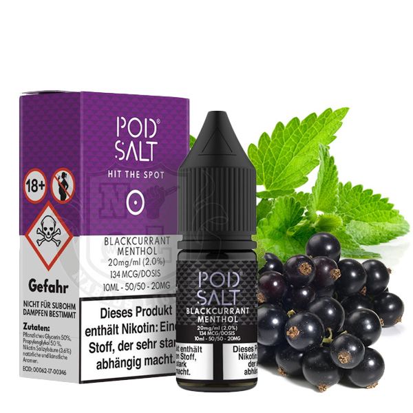 Pod Salt Blackcurrant Menthol 
